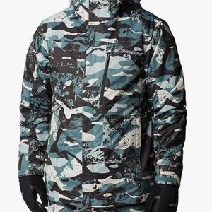 Like New. Men’s Columbia Omni Tech Whirlibird IV Interchange Snow Jacket XL